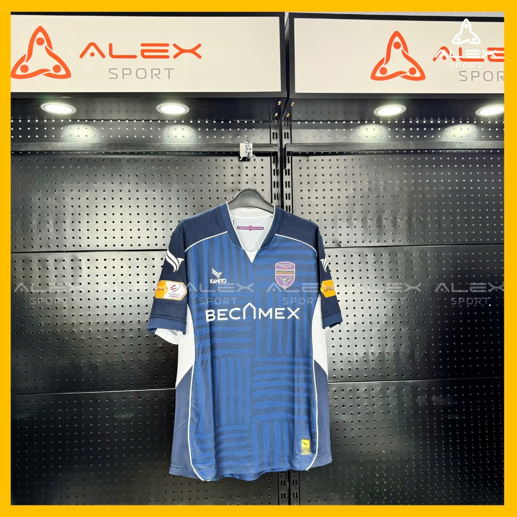 ÁO ĐẤU CÂU LẠC BỘ BECAMEX BÌNH DƯƠNG 2024/2025 Xanh Navy - Alex Sport