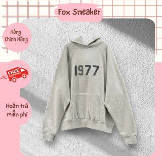 Áo Hoodie Essentials Fear Of God 1977 Dark Oatmeal Hàng Chính Hãng - Fox Sneaker