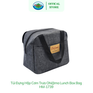 Túi Đựng Hộp Cơm Trưa Ohiama Lunch Box Bag HM-1739 Chính Hãng (Giao Màu Ngầu Nhiên)