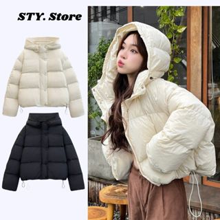 [Hỏa Tốc Hà Nội]Áo Khoác Phao Béo Nữ STY Dáng Croptop Chần Bông Dày Dặn Phồng Siêu Nhẹ Siêu Ấm, Áo Phao Nữ Mùa Đông 2025