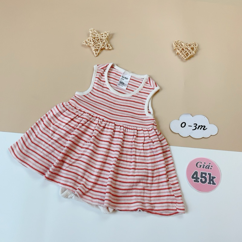 Body bé gái 0-3m