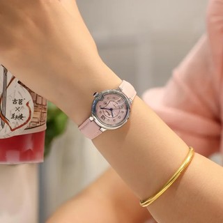  Đồng Hồ Nữ Dinimi 77124 Dây Da Cao Cấp Thiết Kế Sang Trọng Khoá Gập Tiện Lợi 