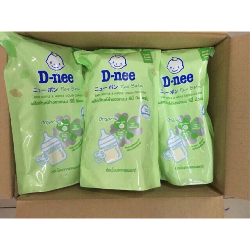 NƯỚC RỬA BÌNH SỮA DNEE KHÔNG MÙI ( Mua 2 túi nước xả tặng 1 bịch khẩu trang 5D )