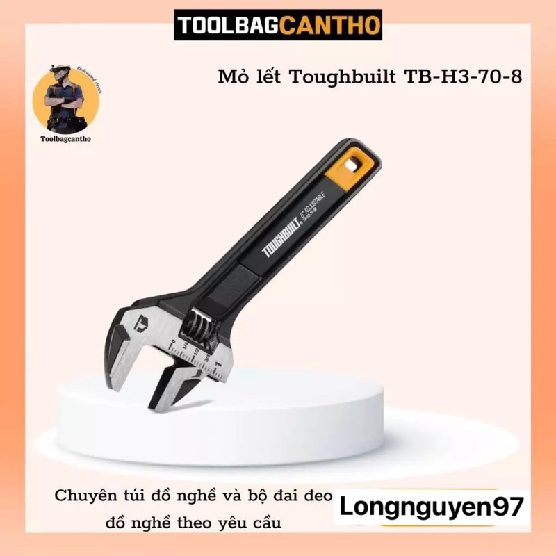 Mỏ lết Toughbuilt TB-H3-70-8