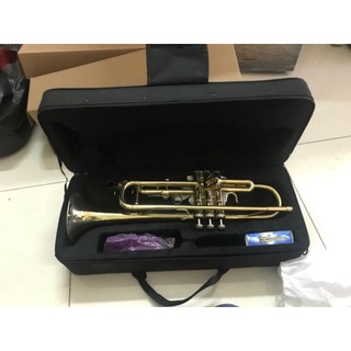 (tặng dầu kèn) Kèn trumpet giá rẻ, kèn trumpet loại 1 hàng chất lượng thổi nhẹ