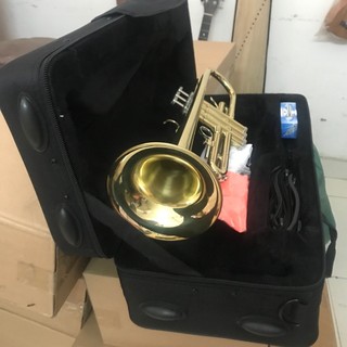 (tặng dầu kèn) Kèn trumpet giá rẻ, kèn trumpet loại 1 hàng chất lượng thổi nhẹ