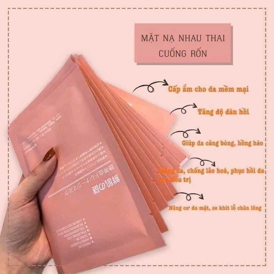 Mặt Nạ Nhau Thai Cừu Tế Bào Gốc Nhật Bản ( 1 miếng) , Mặt Nạ Trắng Da Phục Hồi Da