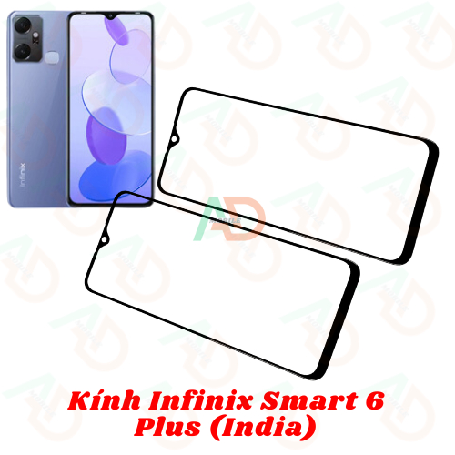 AD mặt kính Infinix Smart 6 Plus india , kính dùng ép cho infinix smart 6 plus india