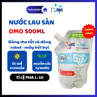  Nước lau sàn OMO 500ml chuyên dụng cho robot hút bụi lau nhà máy lau nhà 