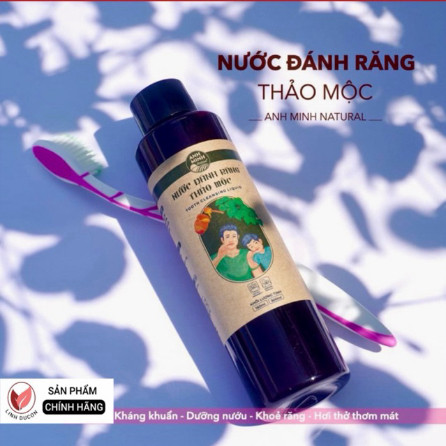 Nước đánh răng Thảo Mộc giảm hôi miệng sạch sâu | Linhducon - HTX Anh Minh 43