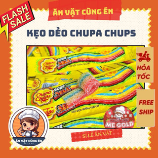   Giá sỉ  60 thanh kẹo dẻo CHUPA CHUPS cầu vồng kẹo dẻo chua chua ngọt ngọt nhiều màu 