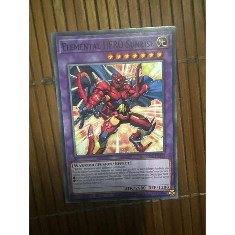 bài yugioh: elemental hero sunrise