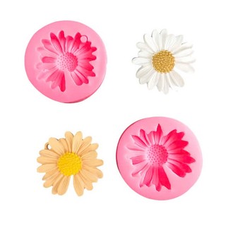 Khuôn silicon hoa cúc 1819 làm rau câu, nến, xà phòng, socola, fondant