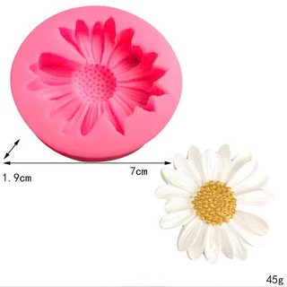 Khuôn silicon hoa cúc 1819 làm rau câu, nến, xà phòng, socola, fondant