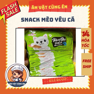 (Giá sỉ) 30 GÓI MÈO YÊU CÁ, snack ăn vặt hằng đại mèo yêu cá