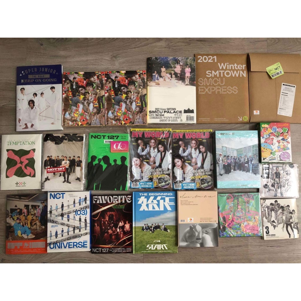 BỘ ẢNH ALBUM UNSEAL KHÔNG CARD -  BTS NCT RED VELVET AESPA TXT có sẵn
