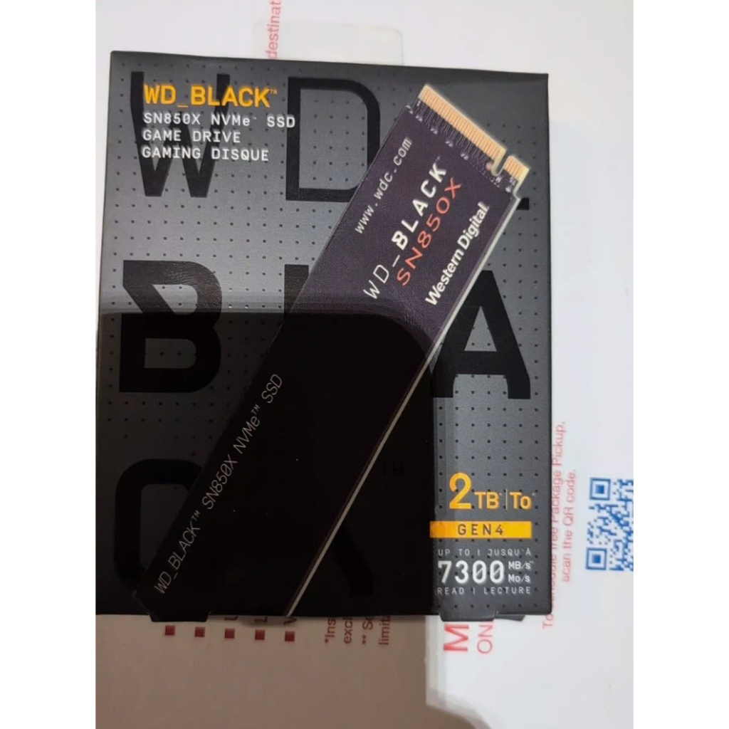 Ssd WD SN850x 2TB tốc độ 7300 MB/s mới nguyên hộp-GIÁ CHỈ 3.2 TRIỆU