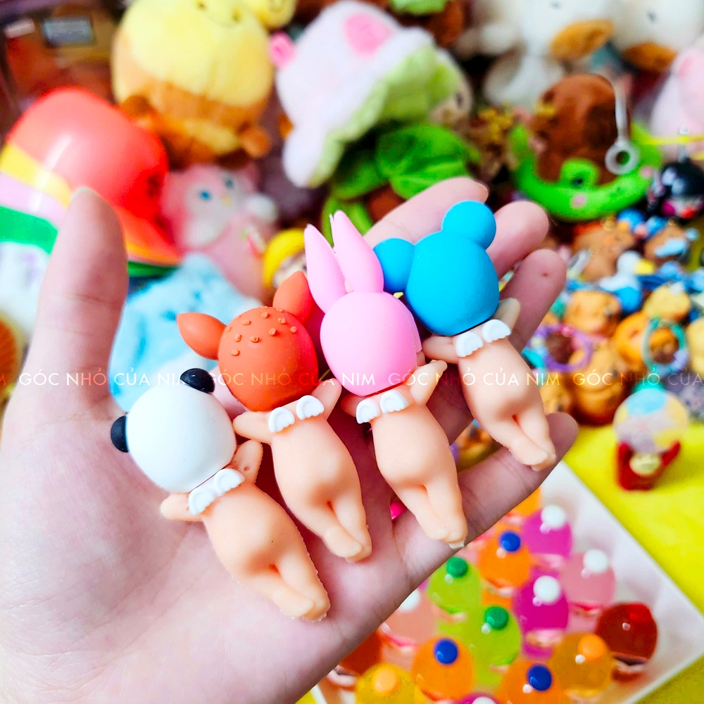 [SONNY ANGELS] Blindbox hộp bí mật mô hình nhựa dẻo em bé Sony Angel nhiều hình cu te phô mai que kè