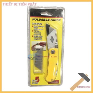 Dao Rọc Giấy Cán Ngắn 5 Lưỡi Foldable Knife