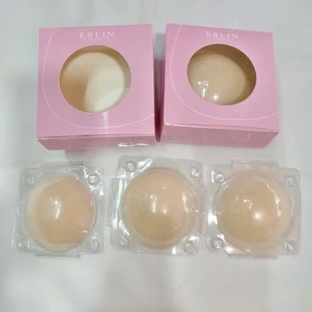" Hộp 3 đôi "miếng dán ngực tự thân silicon EBLIN siêu tàng hình