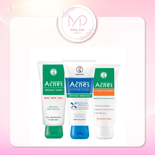 Kem rửa mặt - Sữa rửa mặt Acnes 100g