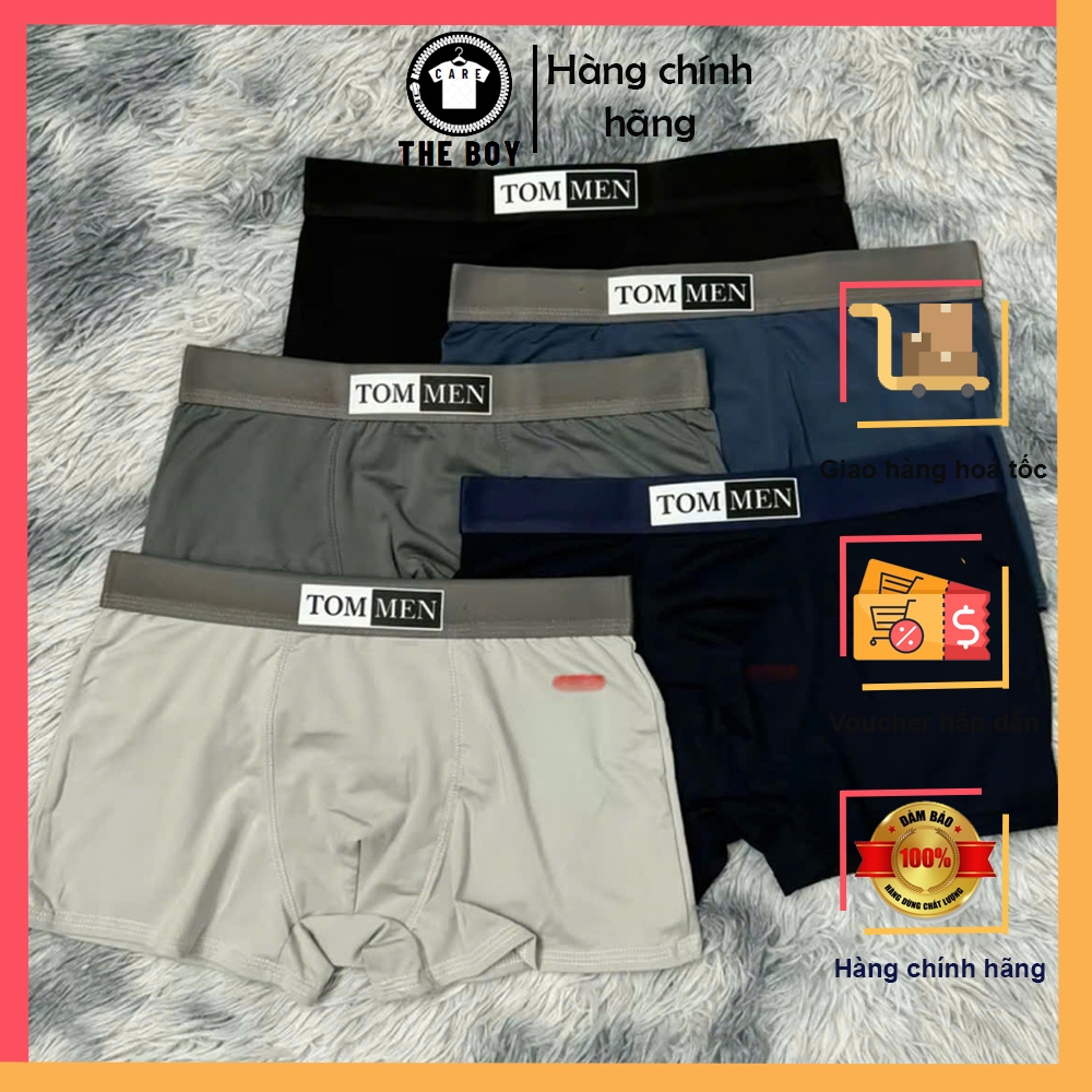 Quần sịp nam thun lạnh cao cấp kiểu dáng boxer đẹp quần lót nam đùi Tommen