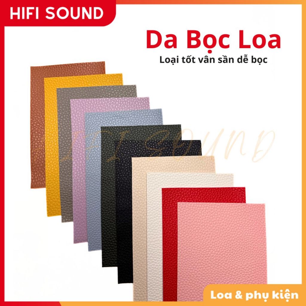 Da bọc Loa, Da Làm Đồ Hanmade Vân Hạt Siêu Đẹp Dày 0,8mm