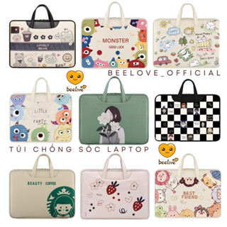 Túi chống sốc đựng laptop, macbook da cao cấp chống nước 13.3/14/15.6 inch - Bao laptop có quai xách