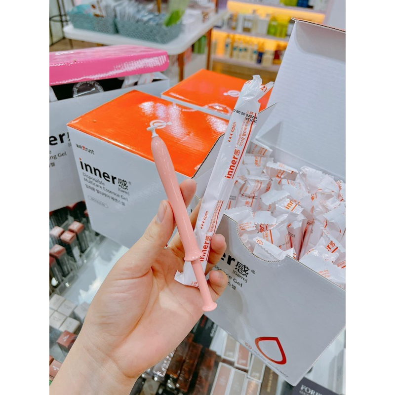 ( HÀNG CÔNG TY) ĐŨA THẦN GEL PHỤ KHOA INNER (MÀU CAM)