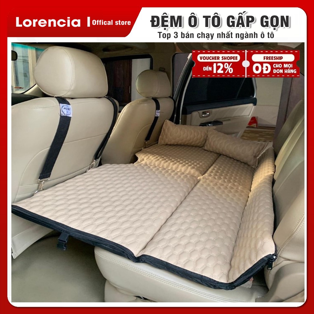 Đệm nằm trên ô tô 6D ghế sau
