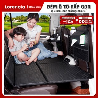Đệm ô tô 6D bằng da cao cấp, Giường nệm xe hơi bằng da gấp gọn, Giường ô tô gấp gọn Lorencia L03