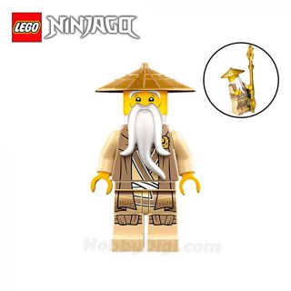 LEGO NINJAGO DRAGONS RISING SEASON 2 Wu Sensei - set njo883 - nhân vật sư phụ Wu kèm phụ kiện, tách set 71819