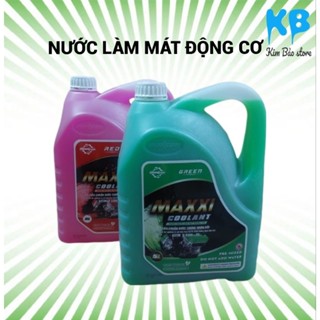Nước làm mát động cơ Maxxi Coolant can 5 Lít dùng cho ô tô, xe máy...