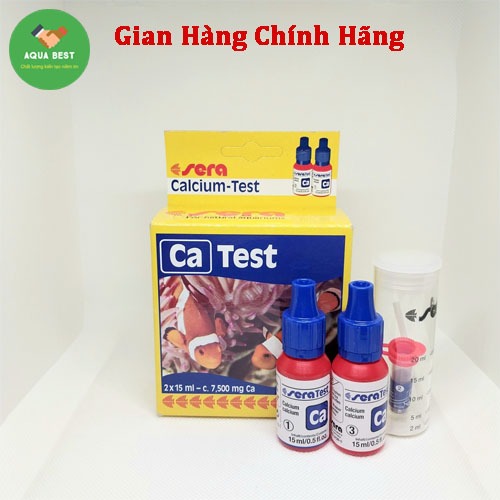 [Chính Hãng] Hộp test Canxi Sera - Bộ test Ca Sera