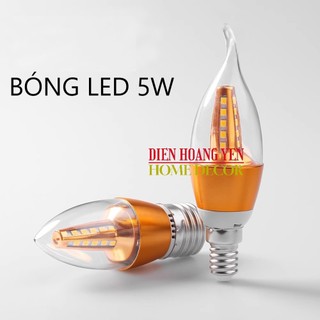 [GIÁ HỦY DIỆT] Bóng Nhót LED 5W đui e27 đui e14