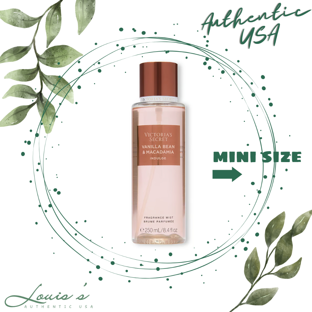 Body mist VANILLA BEAN & MACADAMIA (ngọt) / Xịt thơm toàn thân Victoria's Secret chính hãng