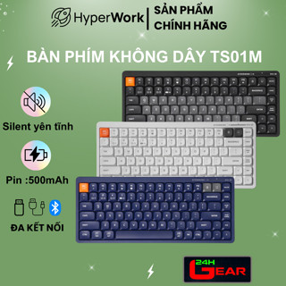 Bàn phím không dây HyperWork SilentKey Mini TS01M ( Chính Hãng )