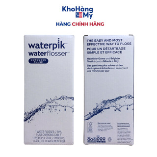   Hàng Mỹ  Tăm nước cầm tay Waterpik WF-20 - 2 đầu xịt 2 mức chỉnh 