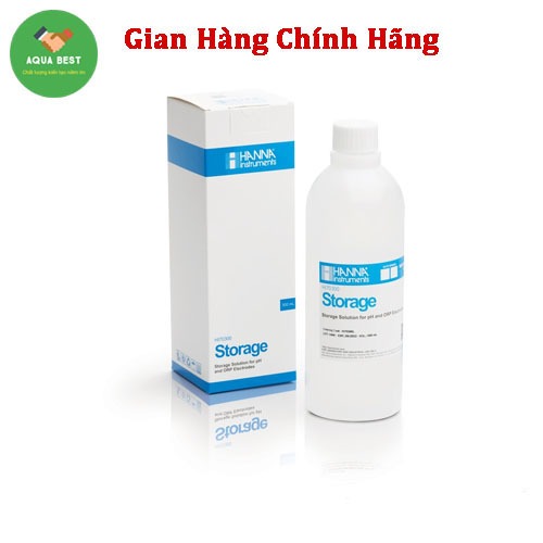 [Chính Hãng] Dung dịch bảo quản điện cực pH và ORP, Chai 500mL HI70300L,Thương hiệu Hanna