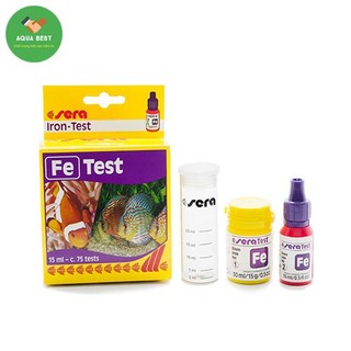 [Chính Hãng] Test Fe Sera - Hộp sắt Sera Đức - Bộ Fe Sera