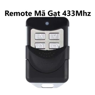 Remote Cửa Cuốn Mã Gạt 433Mhz Inox-Điều Khiển Cửa Cuốn Mã Gạt