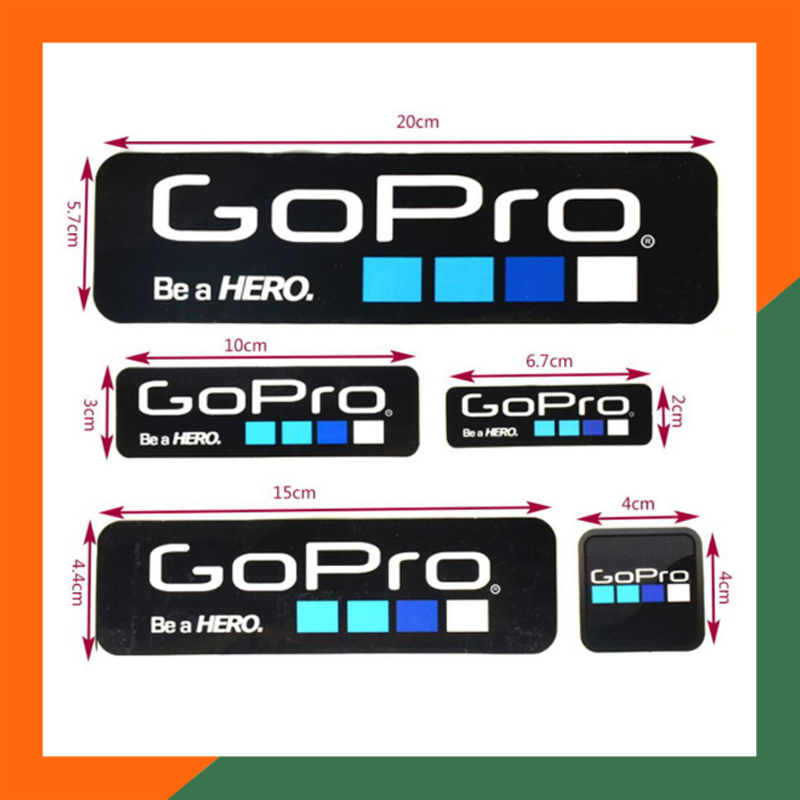 Decal Gopro (Tem Dán Gopro Trang Trí)