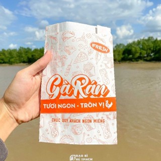 100 túi giấy đựng gà rán khoai tây chiên