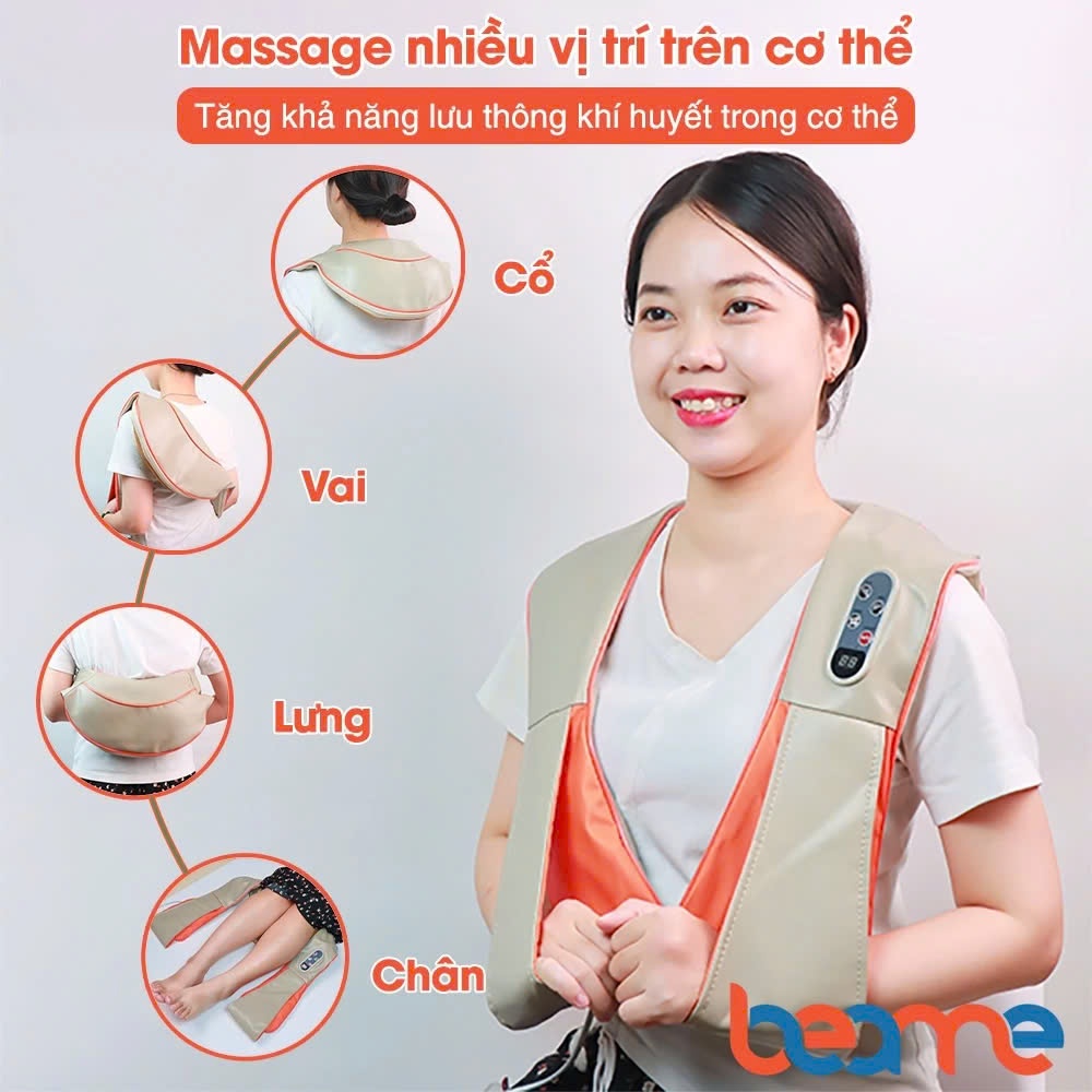 Máy đấm lưng massage cổ vai gáy Beame BM-V27
