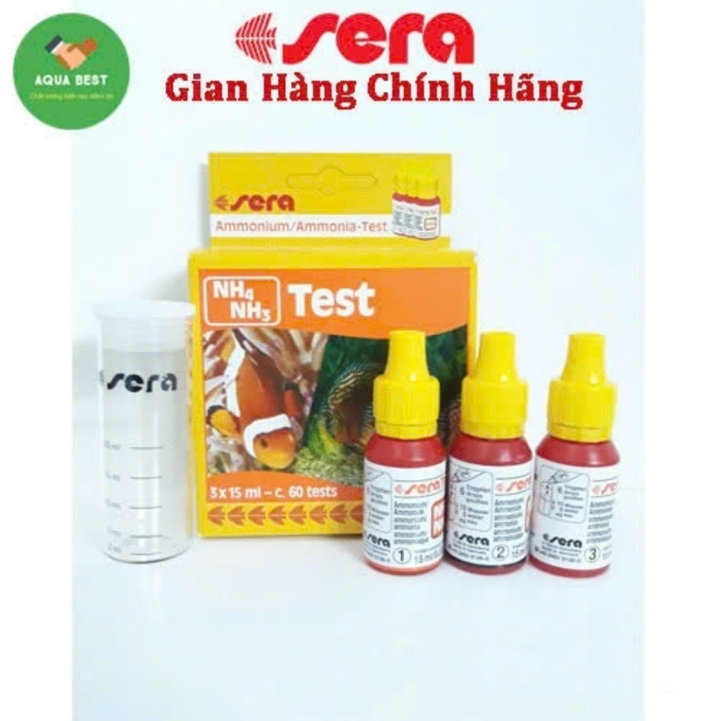 [Chính Hãng] Test NH4/NH3 Sera - Hộp NH3 Sera Đức