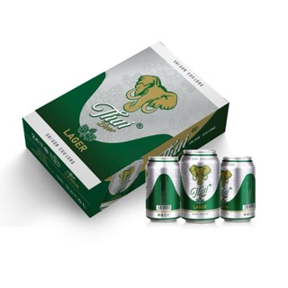 Thùng 24 lon Bia Sài Gòn lager 4.8 độ , Bia Thái lager 330ml
