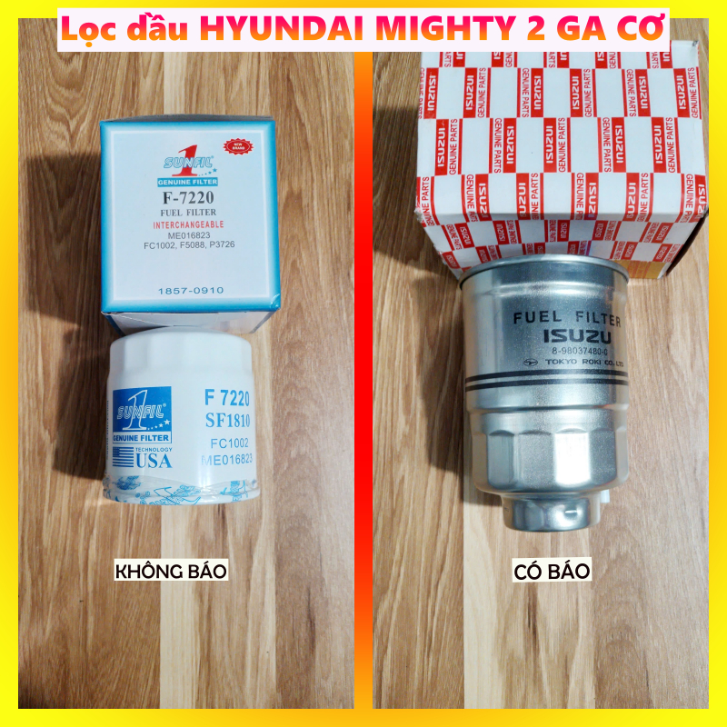 Lọc dầu xe tải HYUNDAI MIGHTY 2 GA CƠ N250 HD65 HD72 HD99 HD650 HD700 HD350 loại tốt ( giá 1 cái)