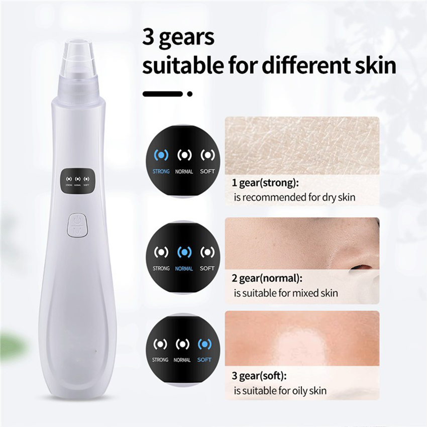 Máy hút mụn GOKE làm sạch lỗ chân lông kèm 5 đầu hút chuyên dụng bảo hành 1 năm | BigBuy360 - bigbuy360.vn