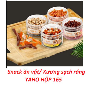  Xương gặm cho chó YAHO hộp 165g snack cho chó giúp sạch răng 
