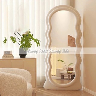 Gương Decor 6 Sóng Trang Trí Phòng Khách,Phòng Ngủ,Cửa Hàng Tuấn Tú Decor Cao Cấp